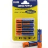 4 BATTERIE MINISTILO AAA RICARICABILI DA 3600 mAH Ni-MH PILE CONFEZIONE BATTERY