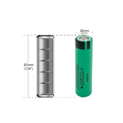 2 BATTERIE PILE BATTERIA RICARICABILE IONI DI LITIO 8800mAh 3.7V TORCE LED