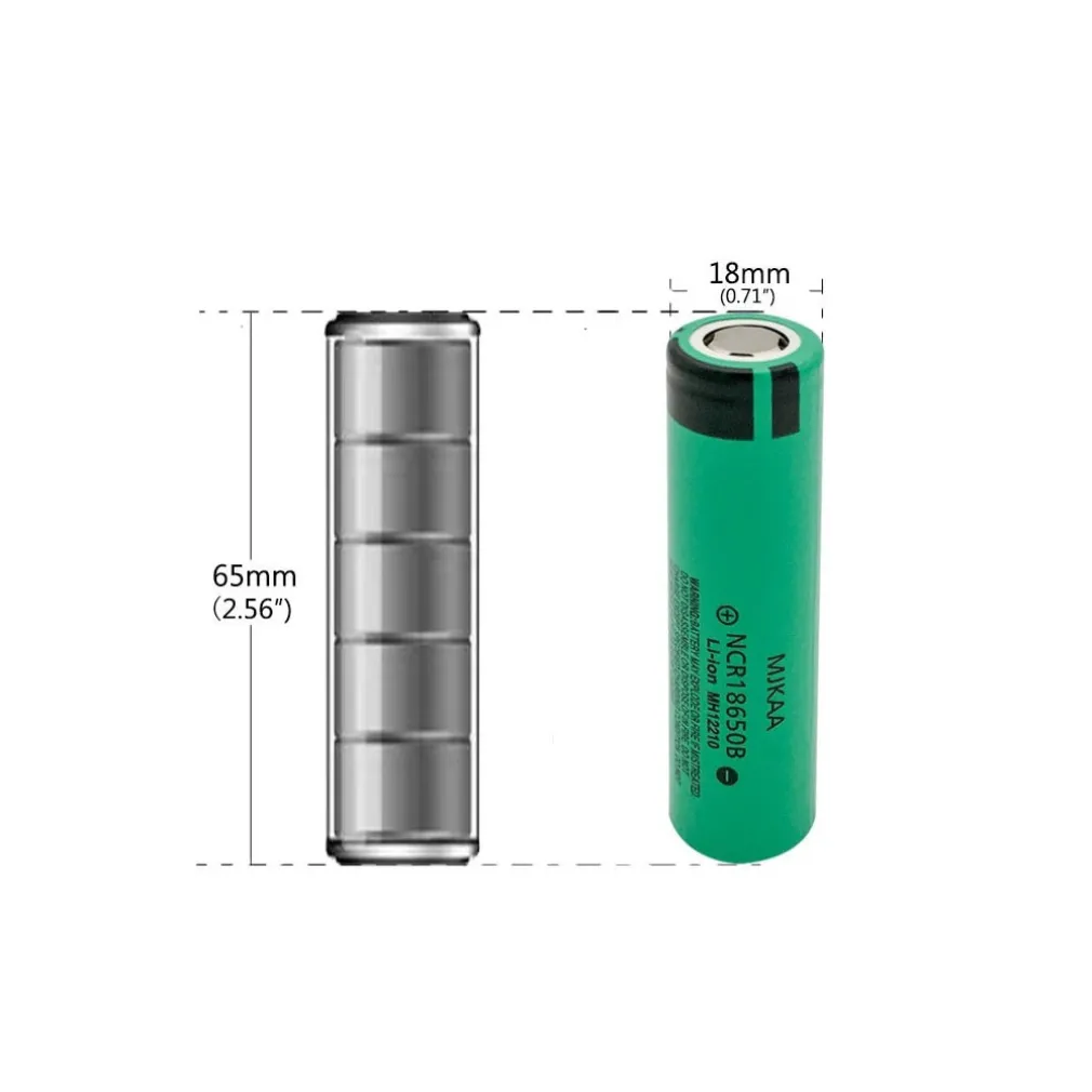 2 BATTERIE PILE BATTERIA RICARICABILE IONI DI LITIO 8800mAh 3.7V TORCE LED