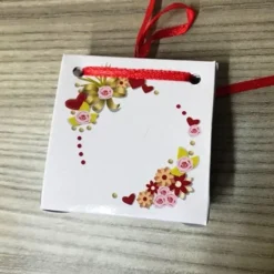 24 BOMBONIERA BOMBONIERE SCATOLA CARTA LUCIDA PORTACONFETTI PORTA CONFETTI RISO