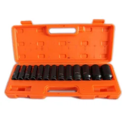 15 BUSSOLE PER PISTOLA AVVITATORE PNEUMATICA ESAGONALI ATTACCO 1/2" DA 10-32 mm