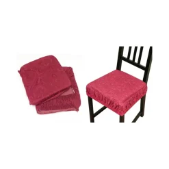 6 COPRI SEDIA CUSCINI CON FASCIA ELASTICO CUSCINO SEDIE IMBOTTITO SFODERABILE