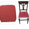 6 COPRI SEDIA CUSCINI ROSSO CUORI FASCIA ELASTICO SEDIE IMBOTTITO SFODERABILE