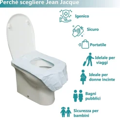120 COPRIWATER WC CARTA MONOUSO COPRI WATER PROTEZIONE IGIENICI TOILETTE BAGNO