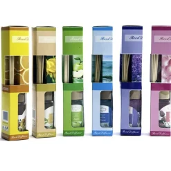 3 DIFFUSORE DI FRAGRANZA CON BASTONCINI 30ML PER AMBIENTE DEODORANTE PROFUMO