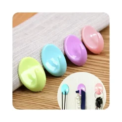 8 GANCI GANCIO ADESIVO PER GUARDAROBA APPENDIABITI APPENDI ABITI STROFINACCI