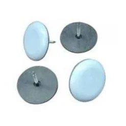 4 GOMMINI CON PUNTA PER PROTEZIONE PAVIMENTI GAMBE SEDIE DIAMETRO 19MM FELTRINI