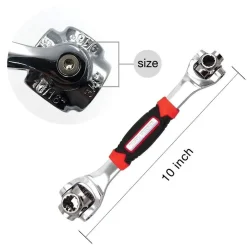 48 in 1 CHIAVE MULTIFUNZIONE UNIVERSALE CRICCHETTO ANGOLO FINO A 45° RUOTA 360