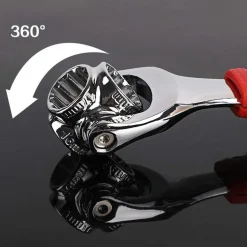48 in 1 CHIAVE MULTIFUNZIONE UNIVERSALE CRICCHETTO ANGOLO FINO A 45° RUOTA 360