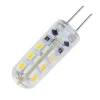 3 LAMPADINE FARETTI 2W 24 LED G4 ATTACCO A SPILLO LUCE BIANCA FREDDA CALDA 12V