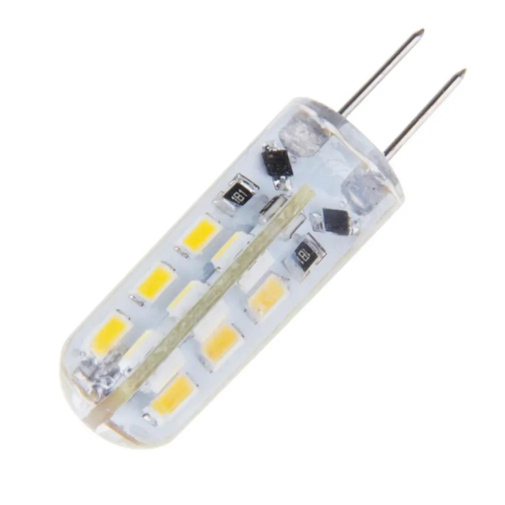 3 LAMPADINE FARETTI 2W 24 LED G4 ATTACCO A SPILLO LUCE BIANCA FREDDA CALDA 12V