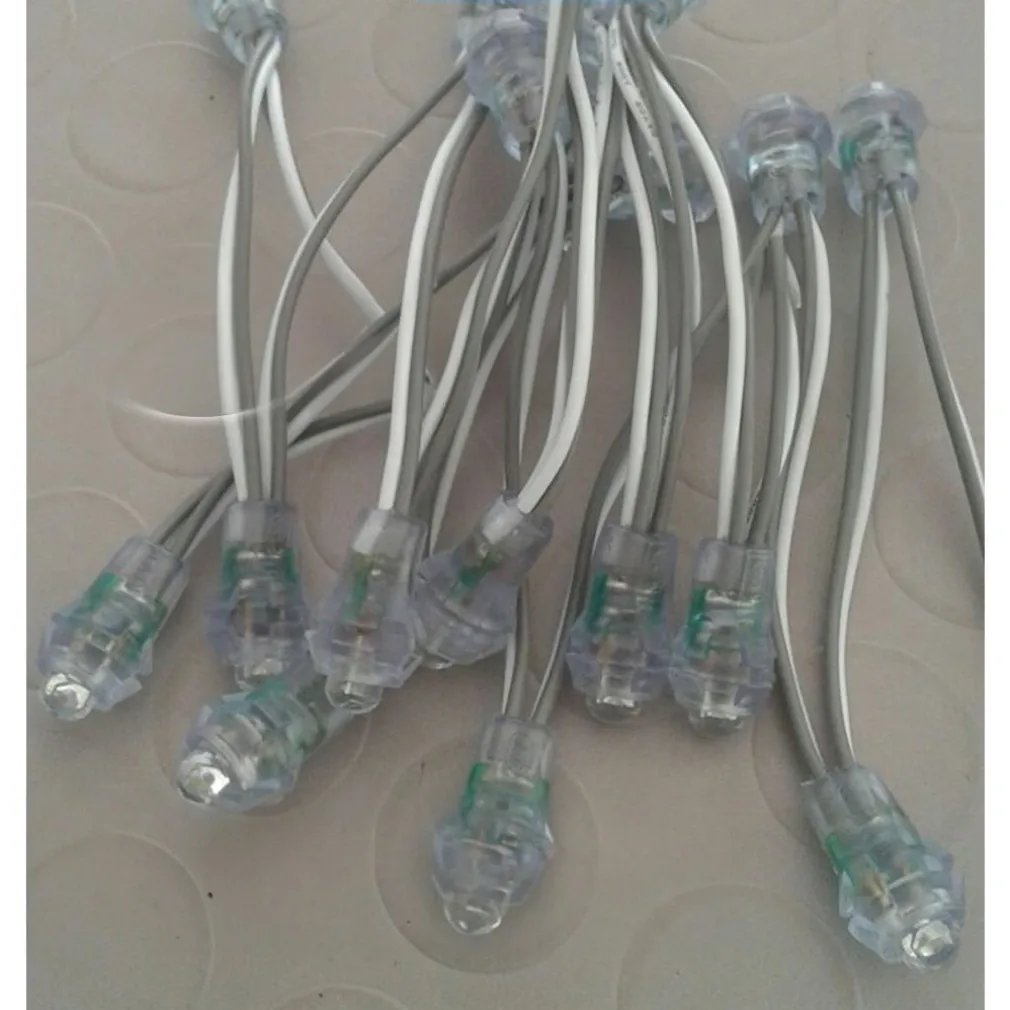 50 LED CIELO STELLATO FARETTI INCASSO LUCE BIANCA FREDDA KIT PUNTI LUCE 12V IP68