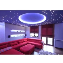 50 LED CIELO STELLATO FARETTI INCASSO LUCE BIANCA FREDDA KIT PUNTI LUCE 12V IP68