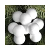 50 PALLINE DI POLISTIROLO CONFEZIONE PALLA NATALIZIA 6CM DECORAZIONI NATALIZIE