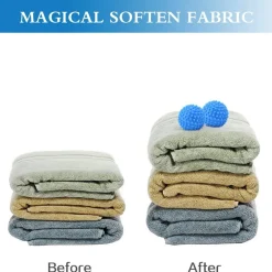 2 PALLINE PER LAVATRICE E ASCIUGATRICE PER BUCATO EFFETTO AMMORBIDENTE STIRATURA