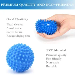 2 PALLINE PER LAVATRICE E ASCIUGATRICE PER BUCATO EFFETTO AMMORBIDENTE STIRATURA