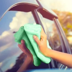 12 PANNI MICROFIBRA 40 X 60 CM ASCIUGAMANO PANNO PULIZIA MULTIUSO LAVAGGIO AUTO