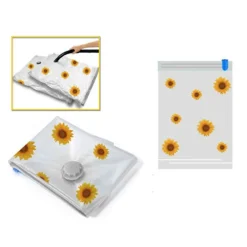 2 PEZZI BUSTA SOTTOVUOTO PER ABITI SACCHETTI SALVASPAZIO ARMADIO SACCHI 60X80 CM