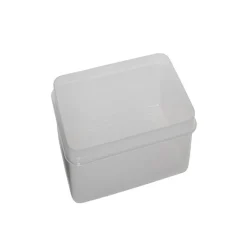 3 PEZZI CONTENITORE CUCINA PER CIBO PRANZO PLASTICA TRASPARENTE SALVA FRESCHEZZA