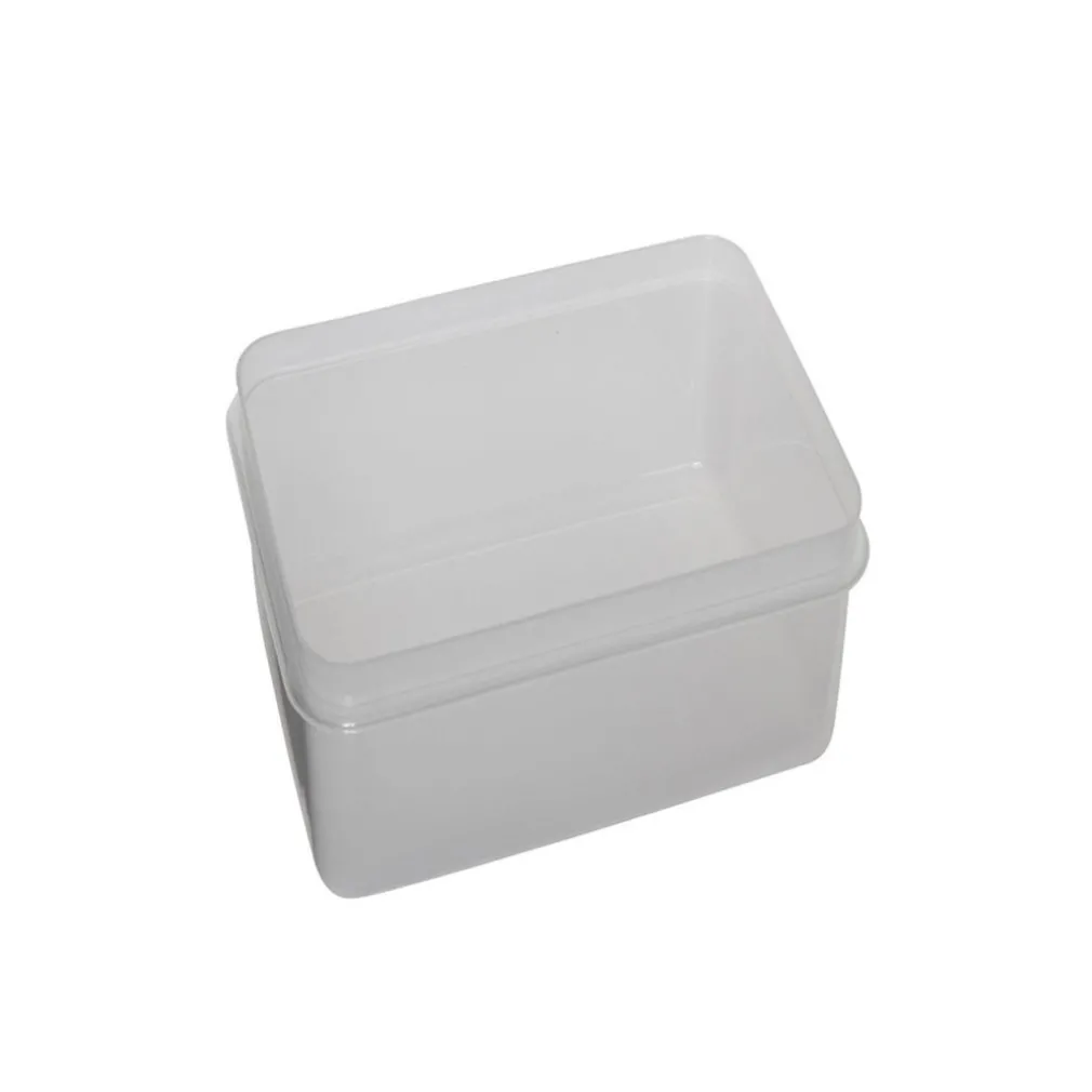 3 PEZZI CONTENITORE CUCINA PER CIBO PRANZO PLASTICA TRASPARENTE SALVA FRESCHEZZA