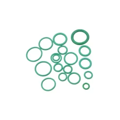270 PEZZI GUARNIZIONI O'RING 18 MISURE DIVERSE ORING ANELLI GOMMINI VERDI