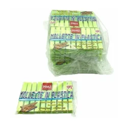 120 PEZZI MOLLETTE PINZE BUCATO PANNI PLASTICA EXTRAFORTE VERDE STENDIBIANCHERIA