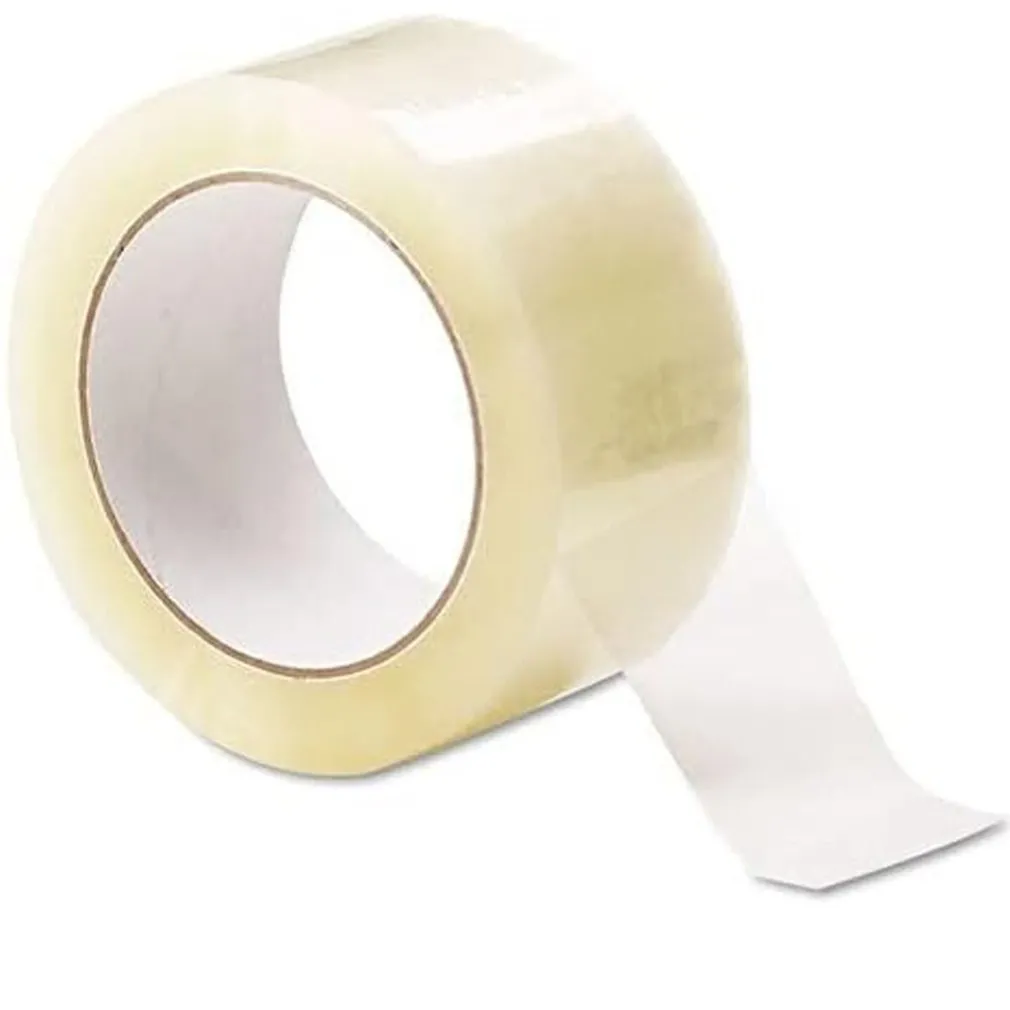 6 PEZZI NASTRO ADESIVO TRASPARENTE ROTOLO 4.5CM X 30 M DA IMBALLAGGIO SCATOLE