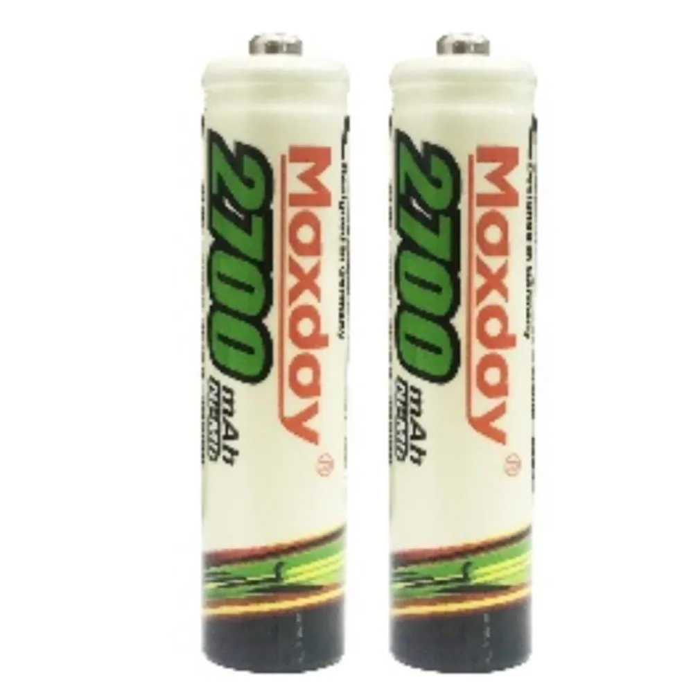 2 PILE AAA 2700 MAH BATTERIE MINI STILO RICARICABILI PILA TELECOMANDI MACCHINE