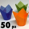 50 PIROTTINI PER MUFFIN IN CARTA FORNO PASTICCERIA PER DOLCI CUPCAKE TORTINI 5CM