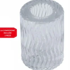 2 PORTA CANDELA LANTERNA ROTONDO BOMBONIERA MATRIMONIO DECORAZIONE TEA LIGHT 5X7