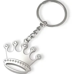 12 PORTACHIAVI PORTA CHIAVE BOMBONIERE CONFETTATA CORONA RE REGINA SEGNAPOSTO