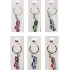 12 PORTACHIAVI PORTA CHIAVE BOMBONIERE CONFETTI A FORMA DI MOTO PER COMPLEANNO