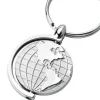 12 PORTACHIAVI PORTA CHIAVE BOMBONIERE SEGNAPOSTO MAPPAMONDO ROTANTE GLOBO TERRA