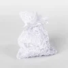 24 PZ. SACCHETTI RETE ORGANZA PORTA CONFETTI MATRIMONIO BATTESIMO BOMBONIERA