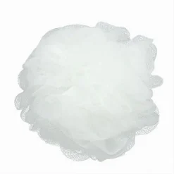 2 PZ SPUGNA A RETE SPUGNETTA DOCCIA BAGNO ESFOLIAZIONE PELLE CORPO BIANCA 79576