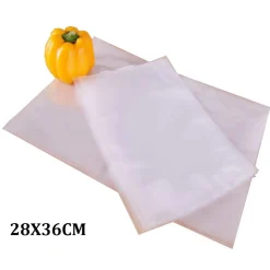 50 SACCHETTI BUSTE SOTTOVUOTO 28X36CM PER CONSERVAZIONE ALIMENTI CIBI FRUTTA