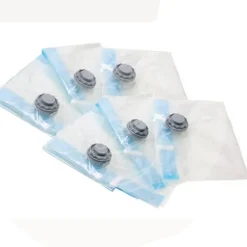 5 SACCHETTI BUSTE SOTTOVUOTO 80x130cm SALVA SPAZIO PER ABITI LENZUOLO BIANCHERIA