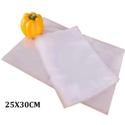 50 SACCHETTI SOTTOVUOTO 25X30CM BUSTE PER ALIMENTI CIBO CONSERVAZIONE FREEZER