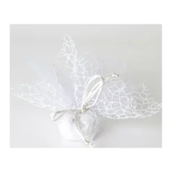 20 SACCHETTI VELO VELETTI ORGANZA RETE TULLE PER CONFETTI MATRIMONIO BOMBONIERE