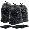 5 SACCHI SPAZZATURA SENZA MANIGLIE NERI 90 x 120 CM 150 LITRI SUPER RESISTENTI