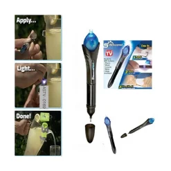 5 SECOND FIX COLLA 4G VETRO PLASTICA METALLO LEGNO FISSA SALDATURA LUCE UV