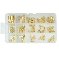 75 SPINE IN RAME PER ALTOPARLANTI INNESTO RAPIDO PIATTO FEMMINA NON ISOLATO