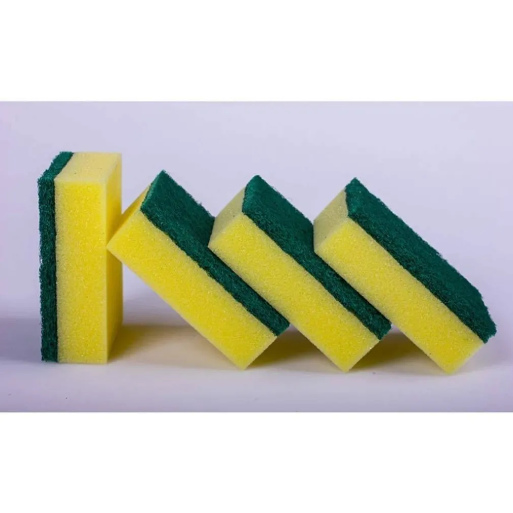 12 SPUGNA PER LAVARE PIATTI SPUGNETTA CON RETINA GIALLO VERDE GRAFFIETTA CUCINA