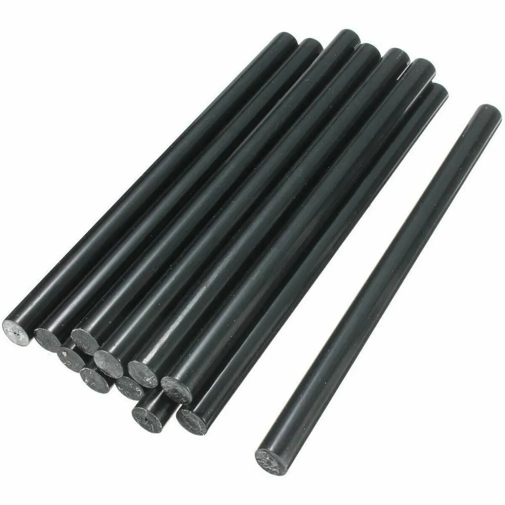 84 STICK COLLA A CALDO NERA RICARICA PER PISTOLA LUNGO 18 CM DIAMETRO 7 MM