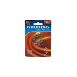 6 X BATTERIA PER APPARECCHI ACUSTICI KIT PILE A BOTTONE A13/PR48 1,4V