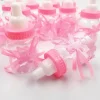 12 X BOMBONIERA PORTACONFETTI PER BATTESIMO NASCITA BOTTIGLIA BIBERON ROSA