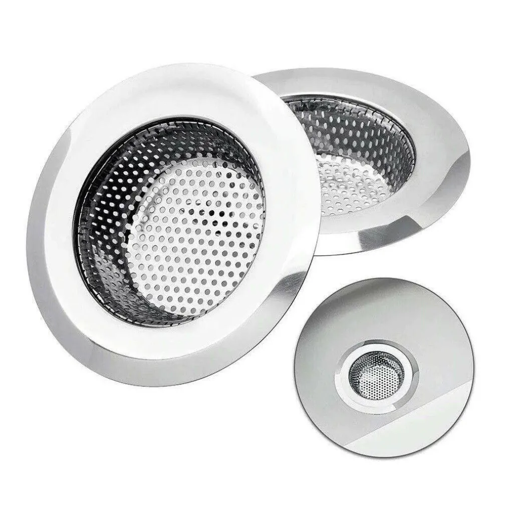 2 X FILTRI FILTRO PER LAVELLO CUCINA BAGNO DOCCIA SCARICO LAVANDINO 9 CM 79532