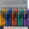 ACCENDINI CLASSICI TRASPARENTI ACCENSIONE ELETTRONICA 50 PEZZI COLORI ASSORTITI