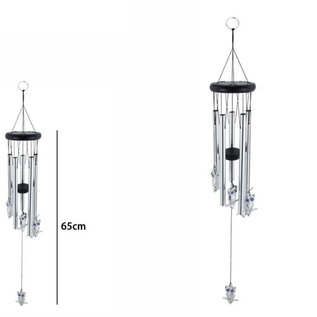 ACCHIAPPASOGNI DECORAZIONE CHAKRA GUFI CAMPANELLI VENTO EOLICI IN ARGENTO 65 CM