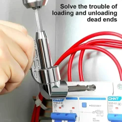 ADATTATORE ANGOLARE 105° PER TRAPANO MANDRINO ANGOLARE PORTA INSERTI FLESSIBILE